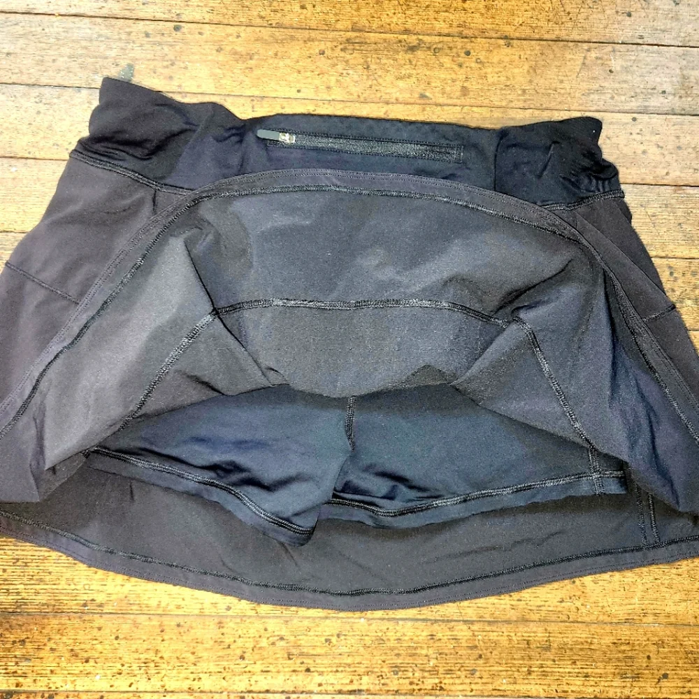 Lululemon Athetica Black Pace Rival Skirt